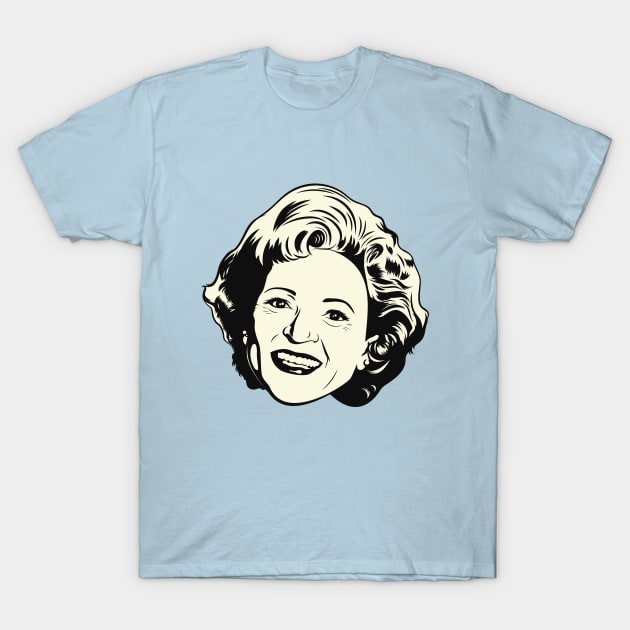 Betty White (V1) T-Shirt by PlaidDesign